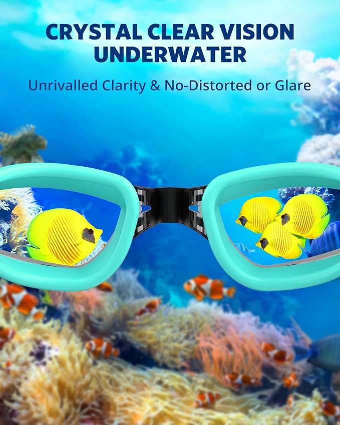 Aegend Swim Goggles, Swimming Goggles No Leaking Full Protection Adult Men Women Youth
