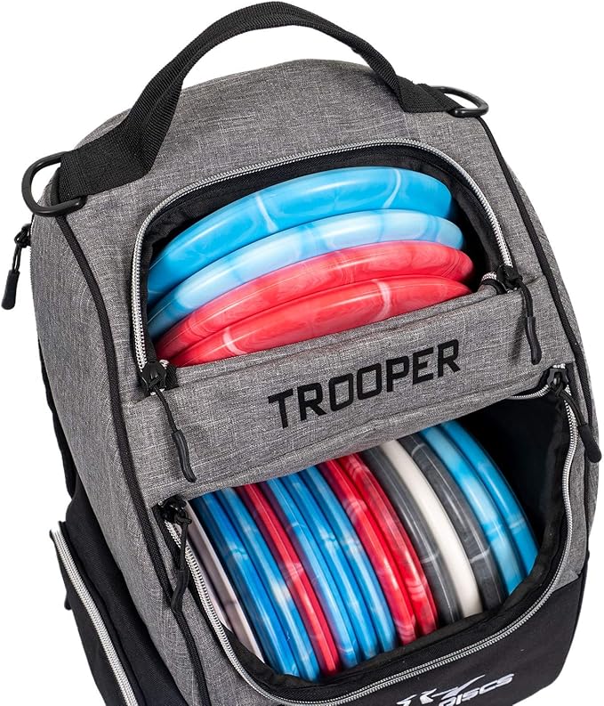 Dynamic Discs Trooper Disc Golf Bag | Large Frisbee Bags with 18+ Discs Capacity | Lightweight & Durable Backpack | Great Gifts or Disc Golf Accessories for Men | Ideal for Beginners & Pro Players