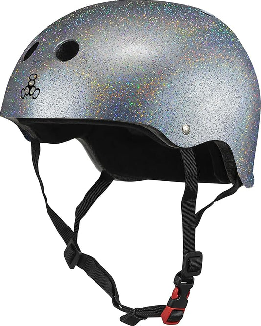 Triple Eight Certified Sweatsaver Helmet for Skateboarding, BMX, Roller Derby, Roller Skating, Inline Skating, Scooter and Bike