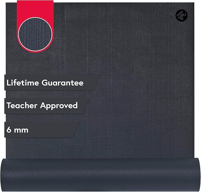 Manduka PRO Yoga Mat - 6mm | Lifetime Durability | Hygienic Construction | Premium Studio Quality | Teacher Approved