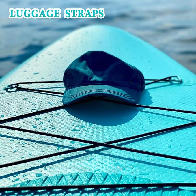 AKSPORT Inflatable Stand Up Paddle Board, SUP Board with All Accessories, Wide Stable Design, Non-Slip Deck, Inflatable Paddle Boards for Youth & Adult