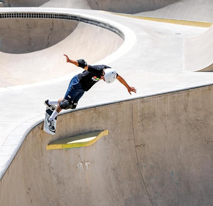 Triple Eight Deep Cover Helmet - Ideal for Skateboarding, Bicycling, BMX, and Roller Skating