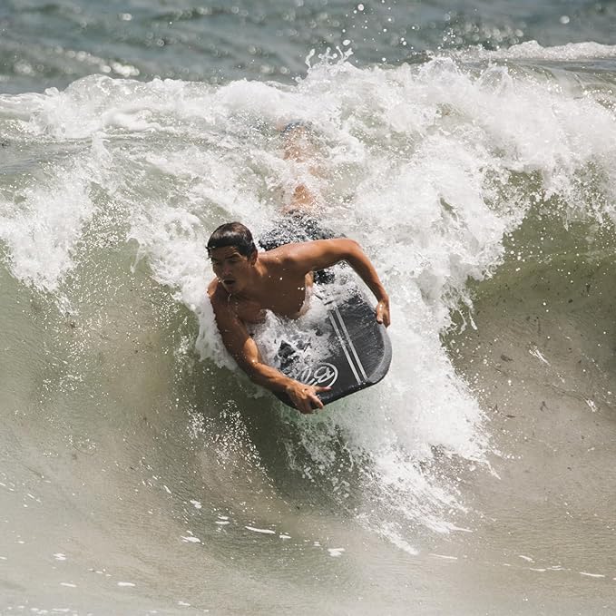 BZ BodyBoards - T-10 Progressive Series Bodyboard - HDPE Slick - Crescent Tail - PHUZION Core - 8lb Deck