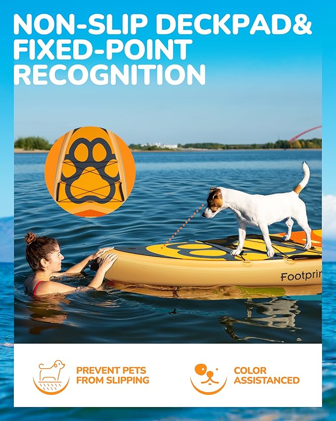 Bigfly 11'6×35" Super Wide Inflatable Stand Up Paddle Board, Ultra Stable Wide SUP for 2+1 People/Family/Big Size, 100L Backpack, All-Round Sup Board, US Big Fin