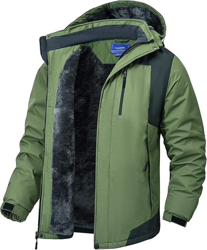 Rapoo Men's Winter Ski Snow Jacket Mountain Waterproof Windproof Rain Jacket
