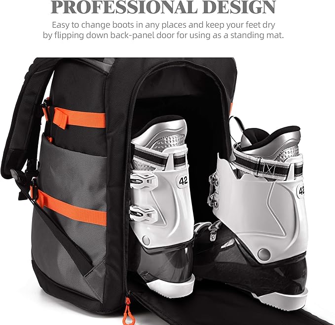Ski/Snowboard Boot Bag/Skating Bag | Excellent for Store and Transport Gear, Jacket, Helmet, Goggles, Gloves & Accessories