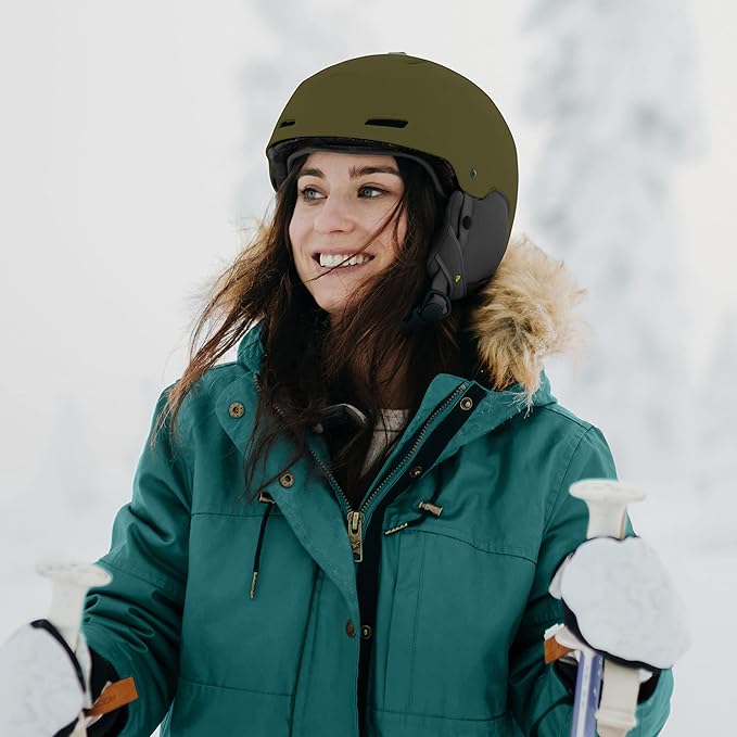 Retrospec Zephyr Ski Helmet - Snowboard Helmet for Adults & Youth - Adjustable Fit with Breathable Vents for Men, Women, Boys and Girls