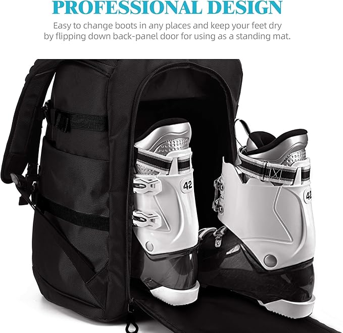Ski/Snowboard Boot Bag/Skating Bag | Excellent for Store and Transport Gear, Jacket, Helmet, Goggles, Gloves & Accessories