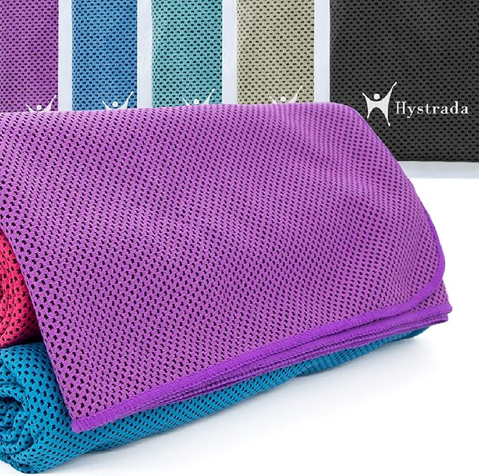8 Packs Cooling Towel (40 x 12), Ice Towel, Microfiber, Soft Breathable Chilly Towel Stay Cool for Yoga, Workout, Sport, Gym, Camping, Fitness, Running, Workout & More Activities - Multicolor