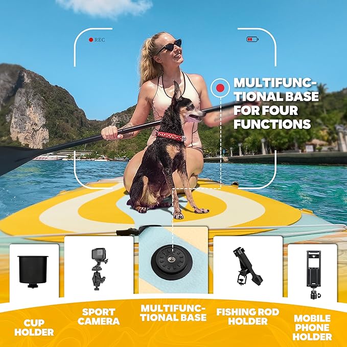 Starcity 11'6"*34"*6" Stand Up Paddle Board,Inflatable Paddle Boards for Adults w/a Simple and Non Slip Design, Moderate Length and Easy Operation, Suitable for Adults.