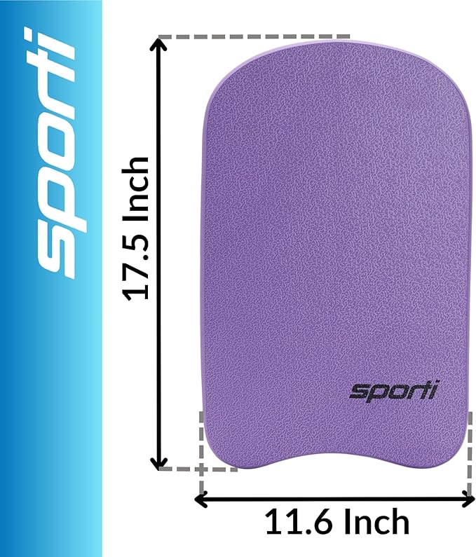 Sporti Adult Kickboard for Swim Training - Swimming Kickboard for Men Women, Water Board for Adult, Swimming Training Aid