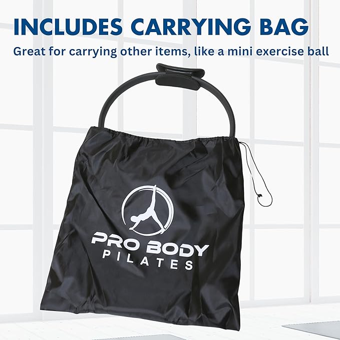 ProBody Pilates Fitness Circle – 14 Inch Pilates Ring for Focusing on Toning Inner Thighs, Arms, and Core