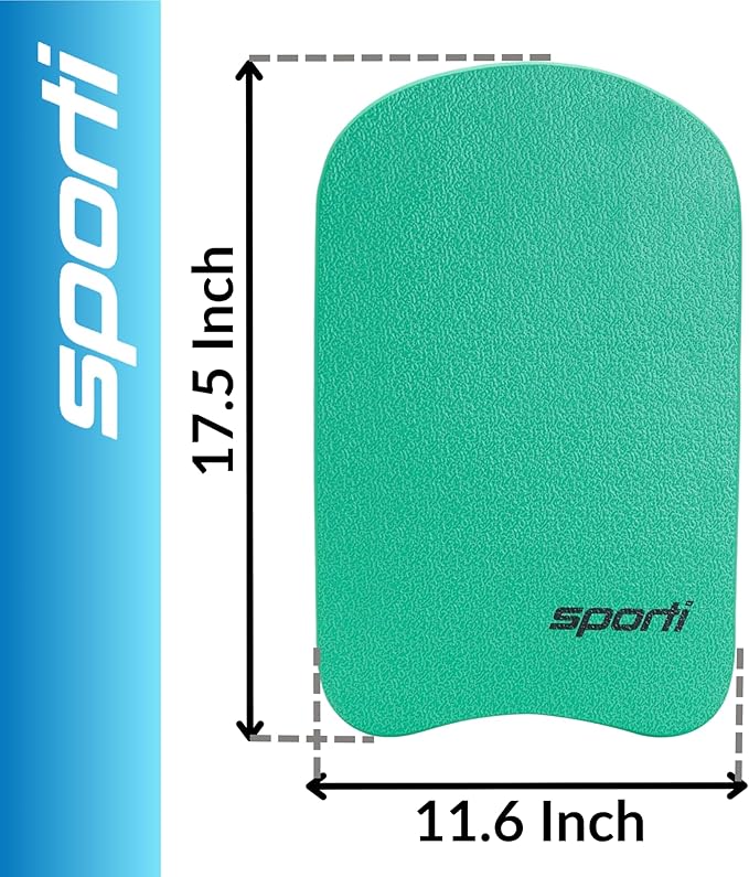 Sporti Adult Kickboard for Swim Training - Swimming Kickboard for Men Women, Water Board for Adult, Swimming Training Aid