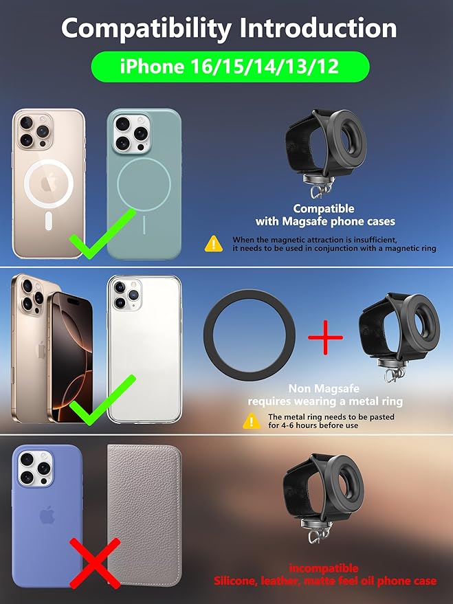 Running Phone Holder for iPhone,【Upgraded N52 Magnetic&Telescopic Anti Drop Rope】 360 ° rotatable,Armband,Wristband,Cell Phone Holder, for All Call Phone,iPhone/Sumsung/Android