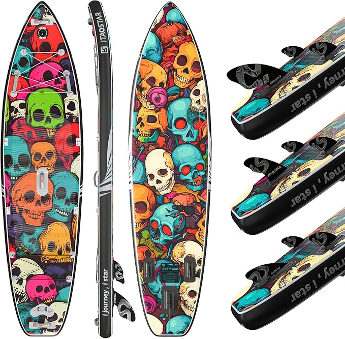 Novelty 11'6" x 35" Extra Wide SUP for Enhanced Stability - Inflatable Stand Up Paddle Board - Premium Paddle Board Kit for Adults & Youth - All Skill Levels - Includes SUP Accessories