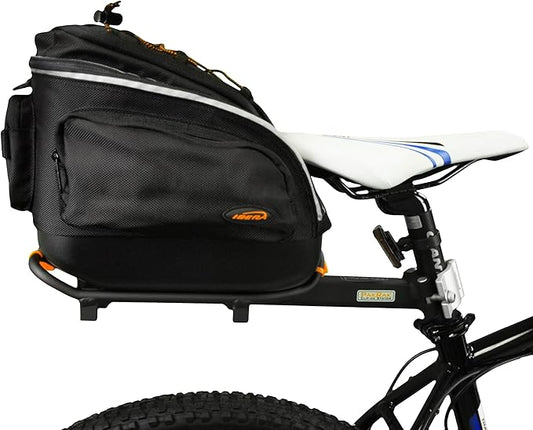 Ibera PakRak Touring Bicycle Seatpost/Disc/Non/Disc Rack and Quick Release Bag