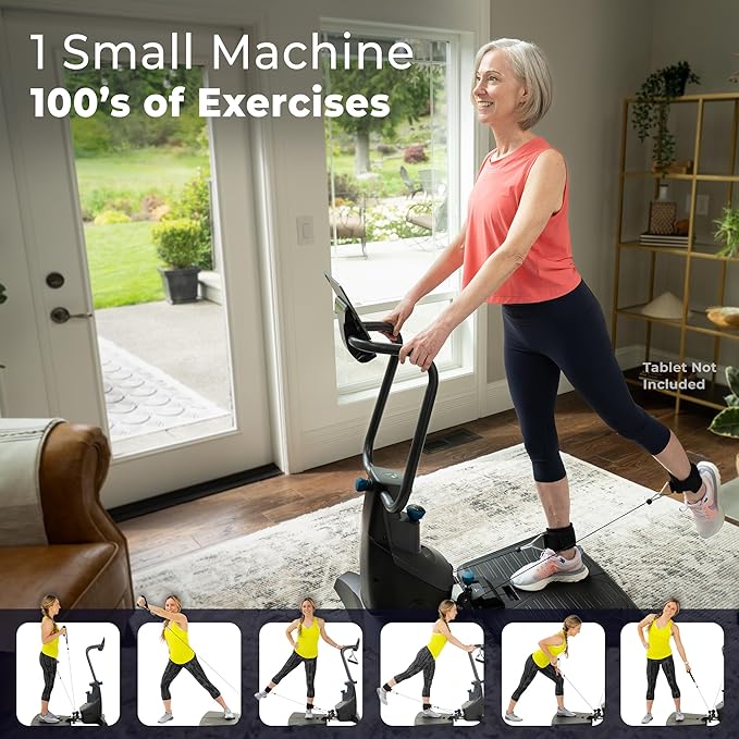 Teeter FitForm Home Gym Strength Trainer - Low-Impact Total Body Cable Resistance - TeeterMove Personal Training App