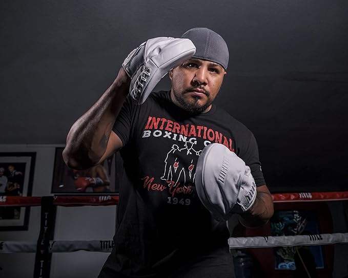 TITLE Boxing 2.0 Punch Mitts - Black, Muay Thai & Kickboxing Pads, MMA Equipment