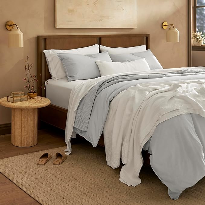 BOLL & BRANCH Dream Bed Blanket - Twin/Twin XL, White - Luxury 100% Organic Cotton - Soft, Lightweight and Breathable - Cloud-Like Touch