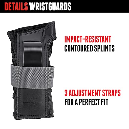 Triple Eight Saver Series 3-Pack Pad Set– Ideal for Skateboarding, In-line Skating, Roller Skating, and Biking