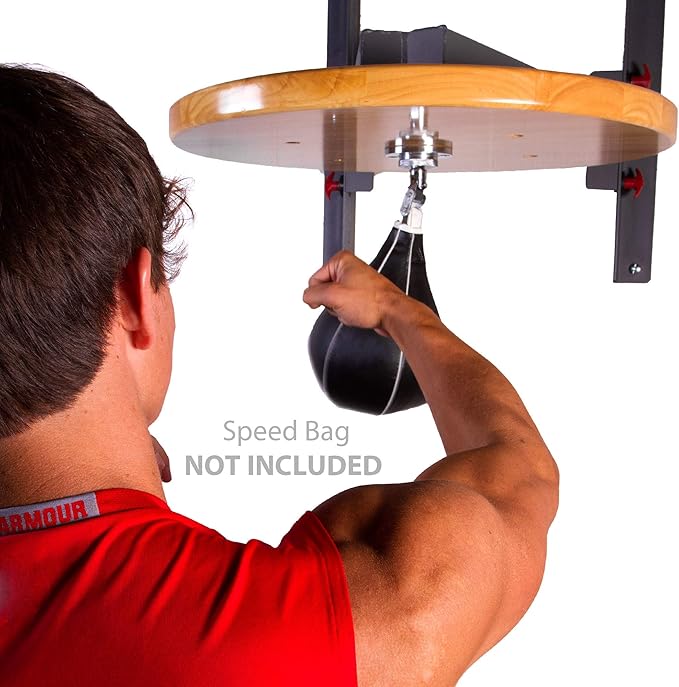 XMARK Professional Speed Bag Platform with Chain Swivel for MMA and Boxing