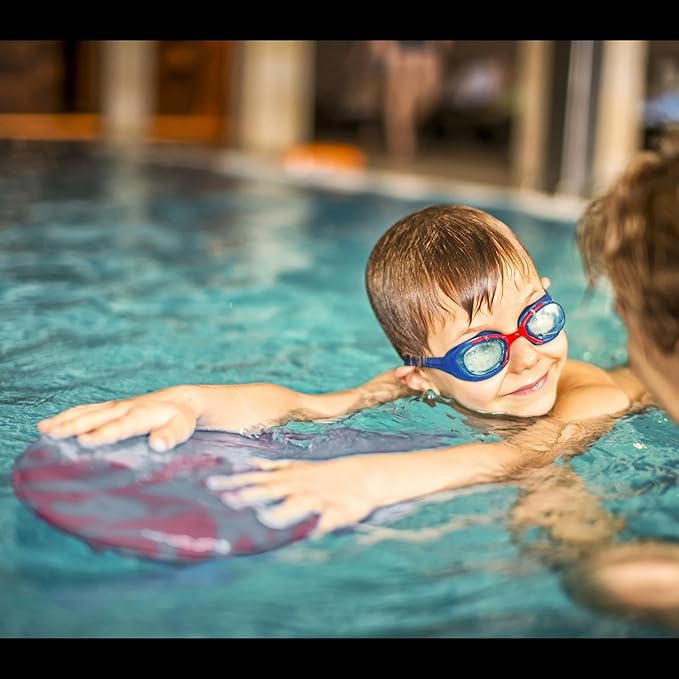 Junior Kickboard Buoy for Youth Children & Toddlers Swimming Aid & Exercise Training Board for Kids to Learn to Swim with Kick Boards in Pool BPA Free