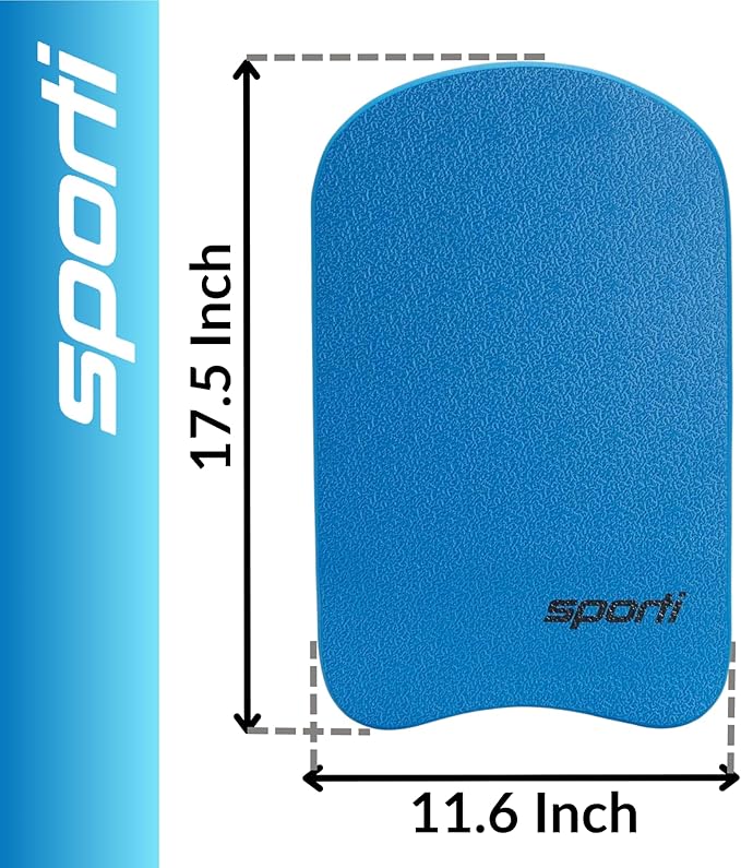 Sporti Adult Kickboard for Swim Training - Swimming Kickboard for Men Women, Water Board for Adult, Swimming Training Aid
