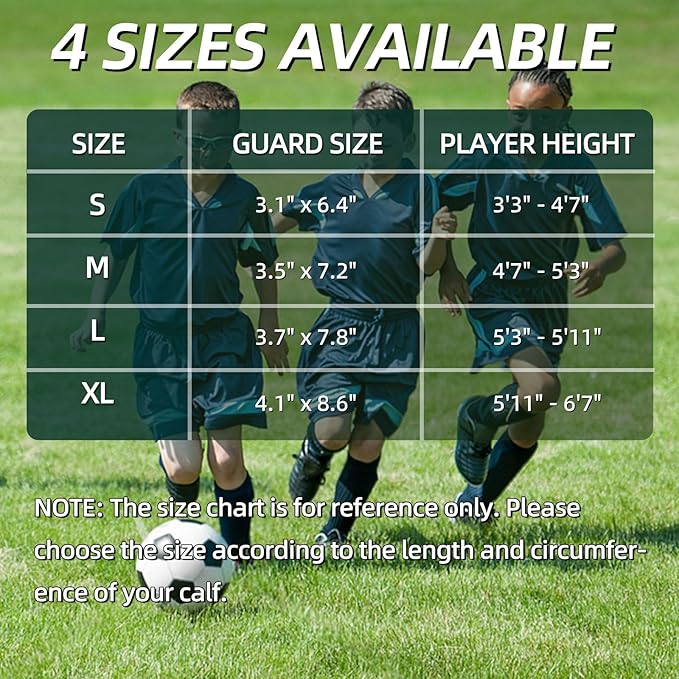 Soccer Shin Guards for Kids Youth Adults, Shin Pads and Sleeves with Optimized Insert Pocket, Protective Soccer Equipment for Boys Girls Men Women