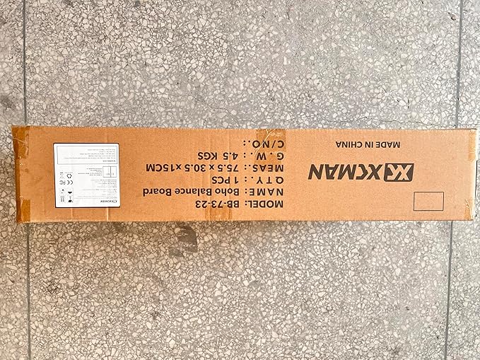 XCMAN Surf Balance Board Trainer with Roller Wooden Exercise Balancing Stability Trainer - Non Slip Surface for Adults Kids|Balance Board for Surfing,Snowboarding,Skateboarding,Hockey,Yoga Training