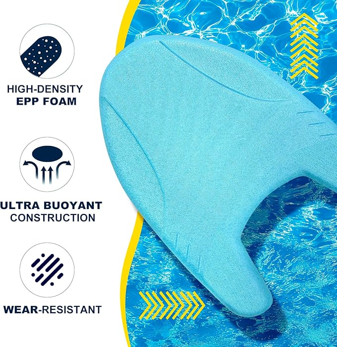 EPP Swimming Kickboard, Training Board, with Ultra-Lightweight and Great Buoyancy for Swimming Lessons, Lap Swimming, Water Aerobics