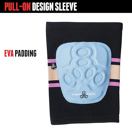 Triple Eight Covert Knee Pads – Ideal for Roller Skating, Biking, BMX, and Skateboarding