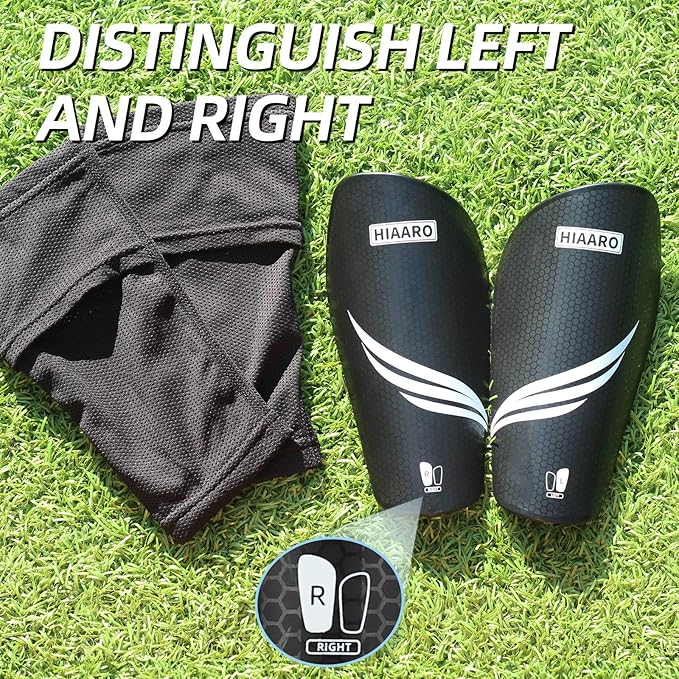 Soccer Shin Guards for Kids Youth Adults, Shin Pads and Sleeves with Optimized Insert Pocket, Protective Soccer Equipment for Boys Girls Men Women