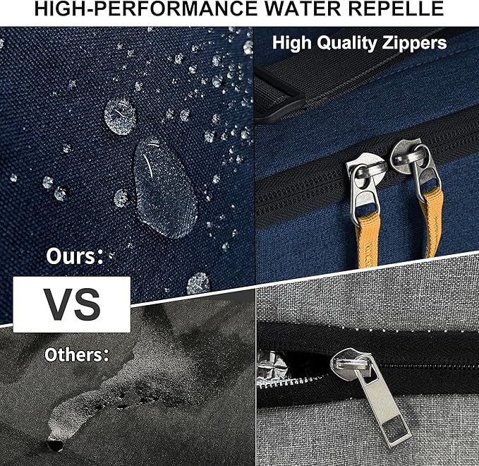 Unigear Snowboard Ski Bag for Air Travel, Reinforced Double Padded Snowboard Bag with EPE Dense, Water-Resistant and Durable up to 175cm Ski Snowboard Travel Bags for Flying