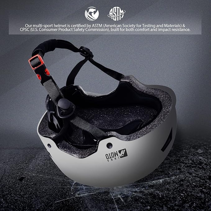 Skateboard Helmet for Adults - Adjustable Certified Safety Adults Helmet for Skateboarding Bike Bicycle Scooter Cycling Skate Skating Multisport Helmets for Women Men Boys Girls Kids Youth