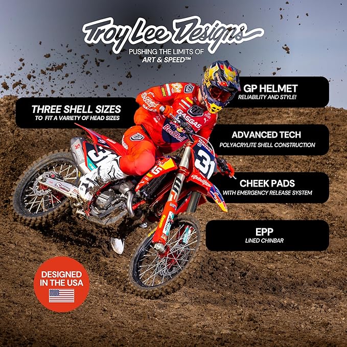 Troy Lee Designs GP Helmet for Motocross MX Off-Road