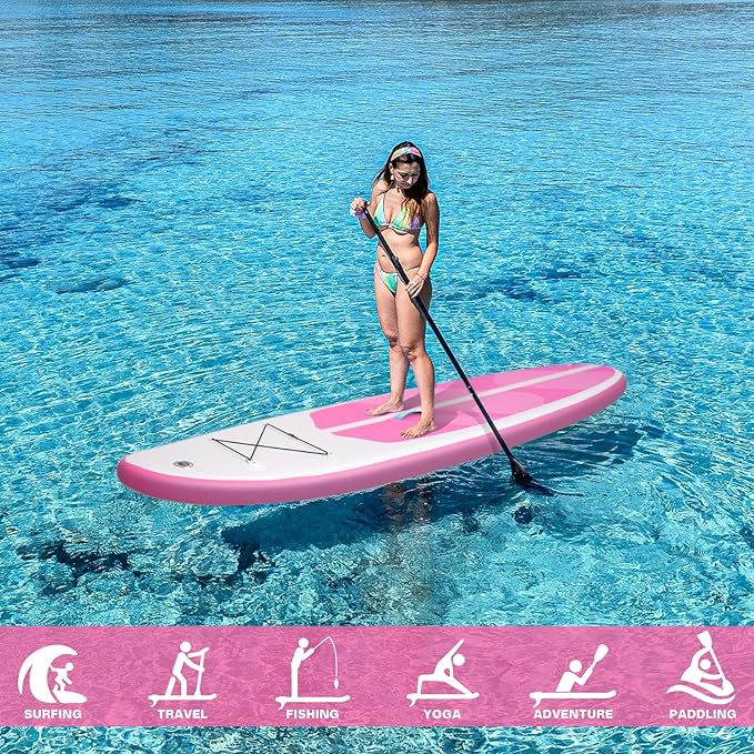 Tuxedo Sailor Kids Inflatable Paddle Board Lightweight and Safe Fishing Stand Up Paddle Board for Adults with Accessories
