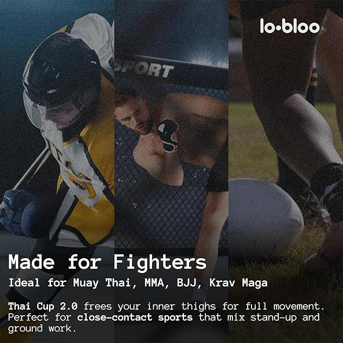 Thai Cup 2.0 Patented Athletic Groin Cup for Close Contact Sports as MMA, Krav MAGA, Thai Boxing. Male Size +13yrs