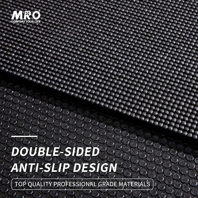 MRO Extra Large Yoga Mat, 12'x6'/9'x6'/7'x5'/6'x4' (9MM) Extra Wide and Thick Exercise Mats for Home Gym Workout, Non-Slip, Soft for Women and Men Fitness, Ideal for Barefoot Yoga, Pilates, stretching