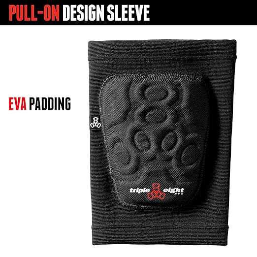 Triple Eight Covert Knee Pads – Ideal for Roller Skating, Biking, BMX, and Skateboarding