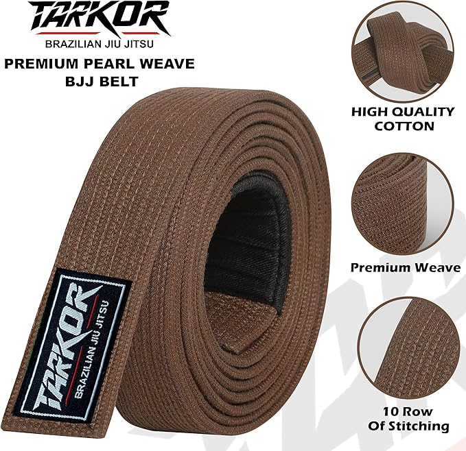 Pearl Weave Series BJJ Belt for Men & Women | Brazilian Jiu Jitsu Belt with Pearl Colors