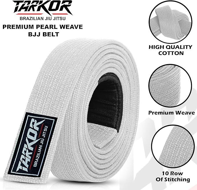 Pearl Weave Series BJJ Belt for Men & Women | Brazilian Jiu Jitsu Belt with Pearl Colors