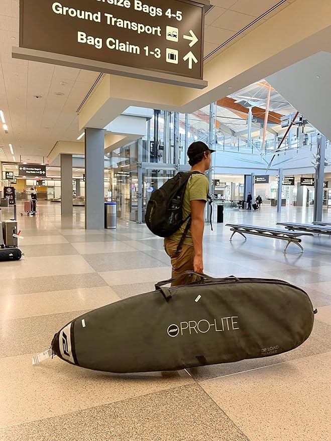 Pro-Lite Smuggler Series Surfboard Travel Bag-Shortboard (1-3 Boards) size 6'0, 6'3, 6'6, 6'10