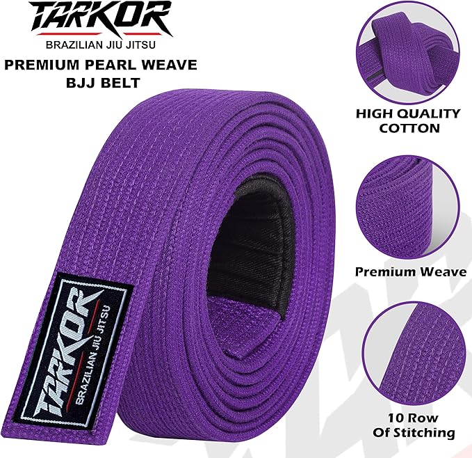 Pearl Weave Series BJJ Belt for Men & Women | Brazilian Jiu Jitsu Belt with Pearl Colors