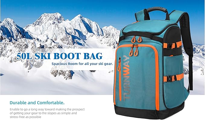 Ski/Snowboard Boot Bag/Skating Bag | Excellent for Store and Transport Gear, Jacket, Helmet, Goggles, Gloves & Accessories