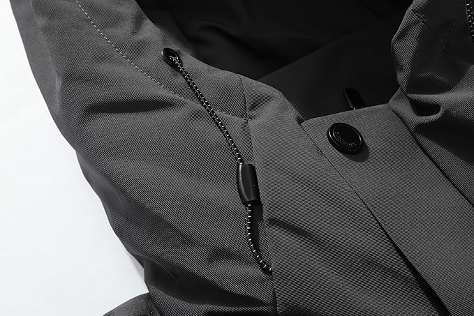 Men's Warm Winter Coats Waterproof Ski Jacket Windproof Snow Coat Mountain Windbreaker Hooded Raincoat