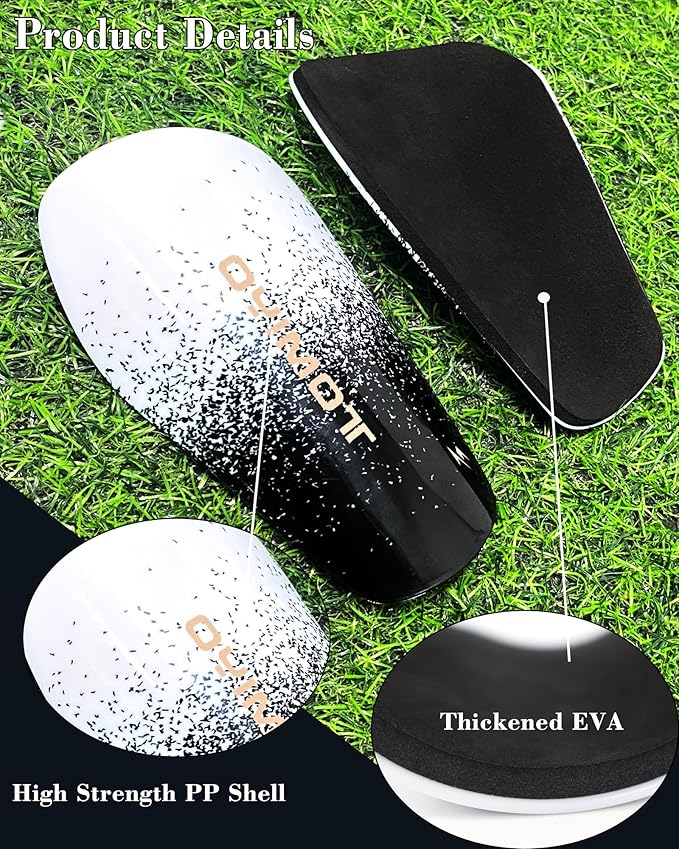 TOMIYO Soccer Shin Guards,Shin Guards Soccer Kids 10-12 and Shin Pad Sleeves with Inserted Pocket,Protective Soccer Equipment for Youth Adult,espinilleras de Futbol para Hombres for Team Sports