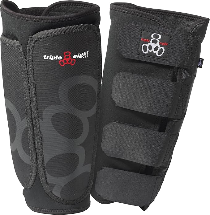 Triple Eight Exoskin Shin and Whip Guard Pads – Protective Shin Guards for BMX and Mountain Biking