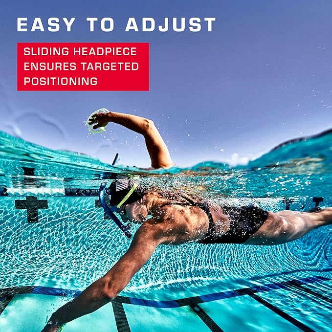 TYR Ultralite Elite Swim Snorkel - Adult Snorkeling Gear for Swimming Training - Ultra-Lightweight and Comfortable for Body Alignment Exercises