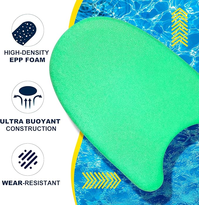Swim Kickboard - EPP Material with Ultra-Lightweight and Great Buoyancy,Durability, Ideal for Beginners and Advanced Swimmers