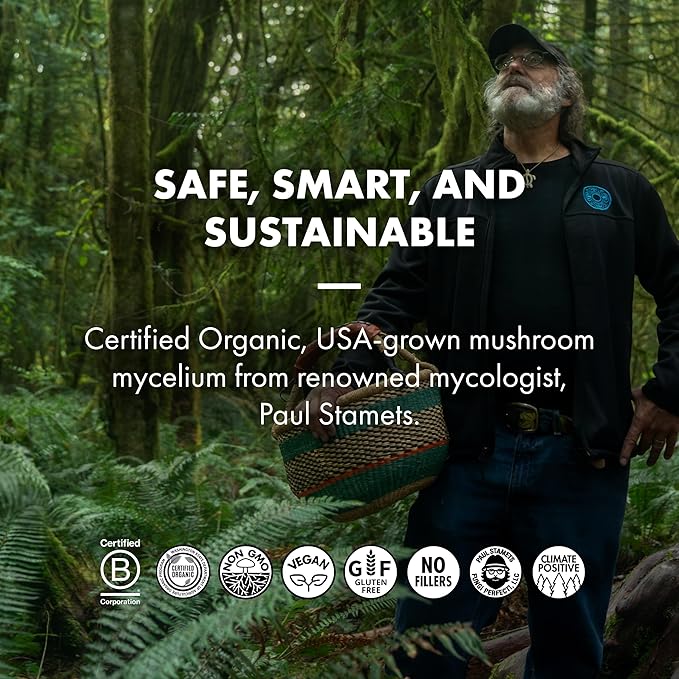 Host Defense Cordyceps Capsules - Immune & Energy Support Supplement - Kidney Health Supplement with Cordyceps - Fitness Support Supplement to Aid Oxygen Uptake - 60 Capsules (30 Servings)*